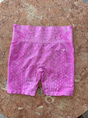Gymshark Hot Pink High-Waist Seamless Bike Shorts